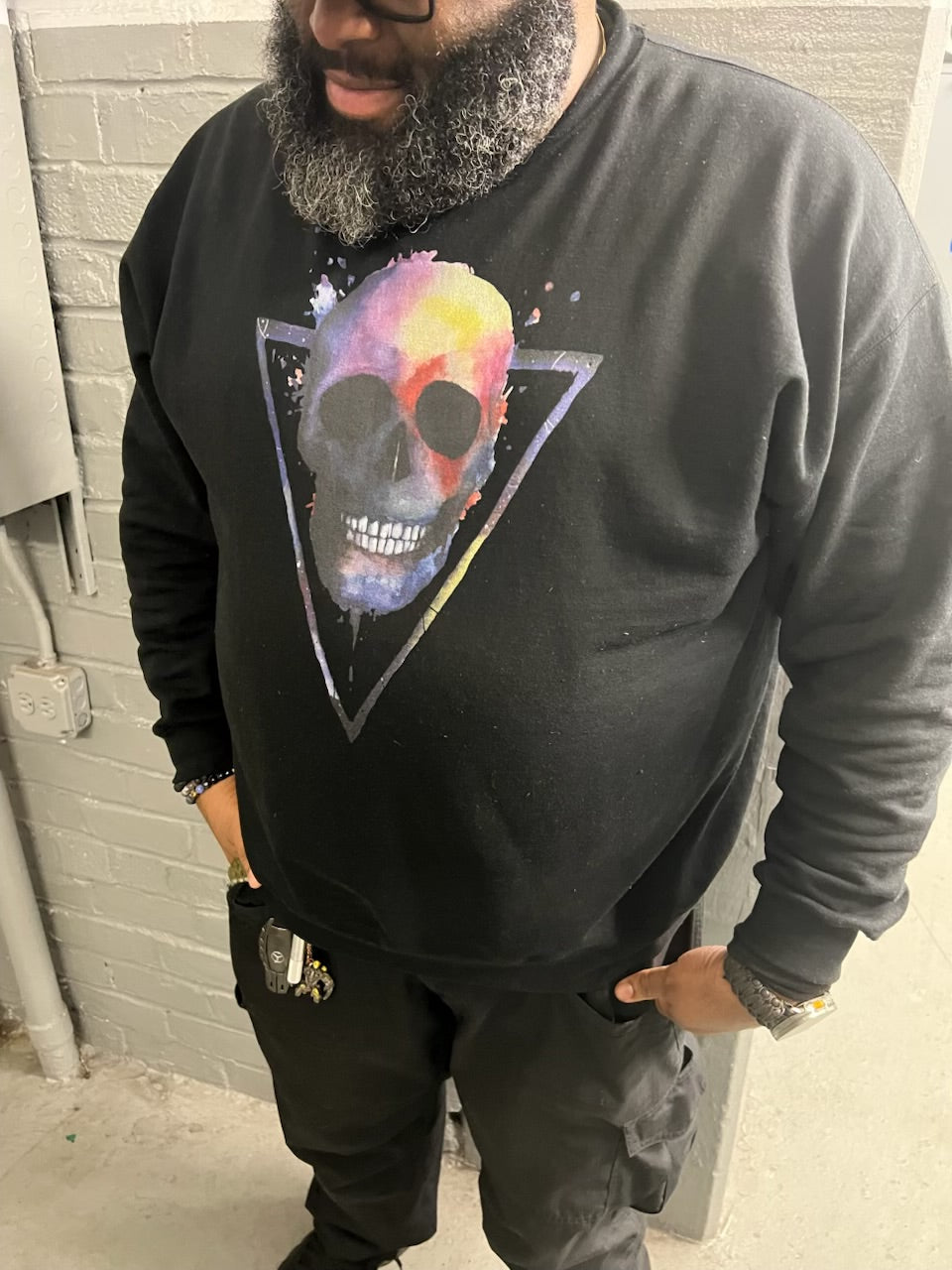 Skull Head Sweatshirt