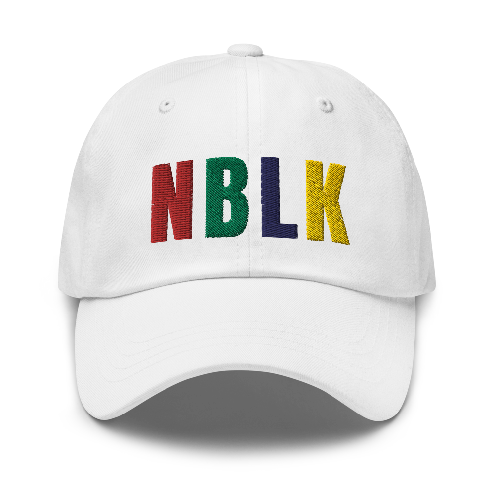 NBLK Dad Hat (White)
