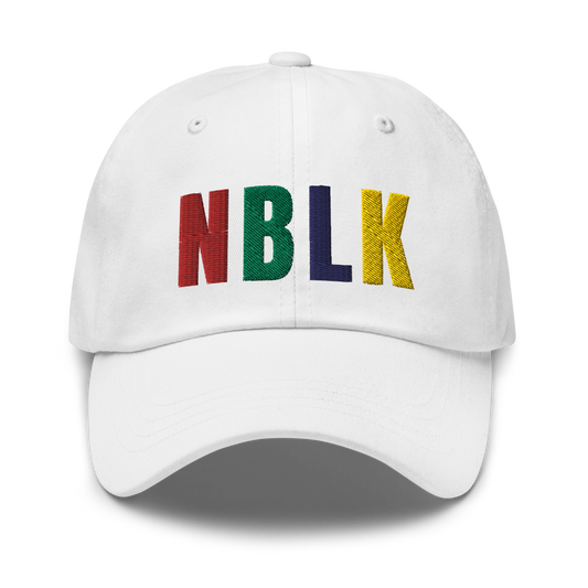 NBLK Dad Hat (White)